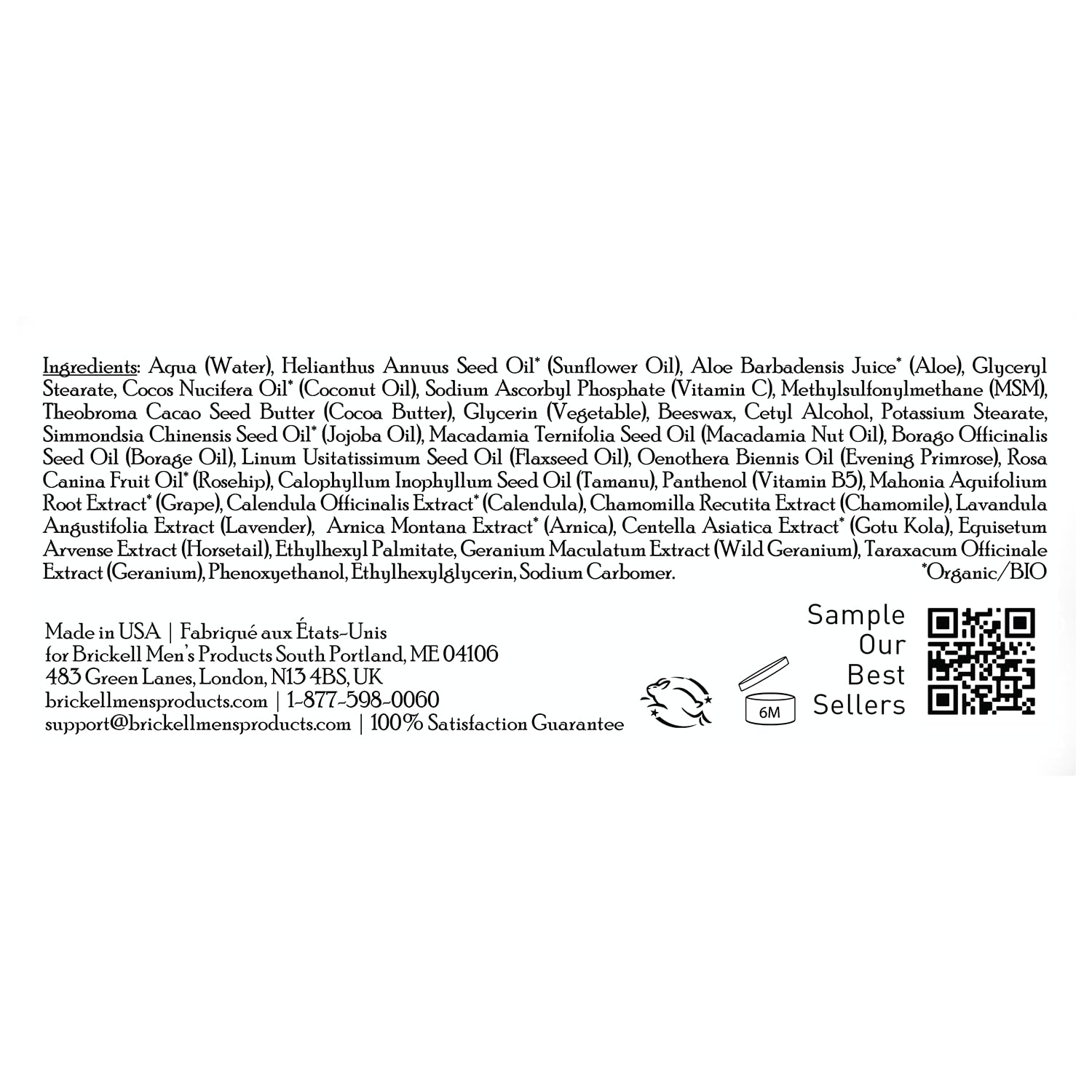 Brickell Men's Products Resurfacing Anti-Aging Face Cream For Men, Natural and Organic Face Moisturizer, Vitamin C Cream For Wrinkles, 2 Ounce, Unscented-FemmiqueWomen