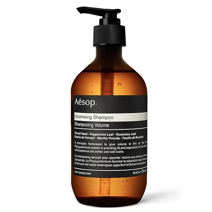 Aesop Volumizing Shampoo | Lifting Formulation for Volume and Body for Thin or Fine Hair | Botanical Oils to Soften Hair and Add Shine | 16.9oz / 500mL-FemmiqueWomen