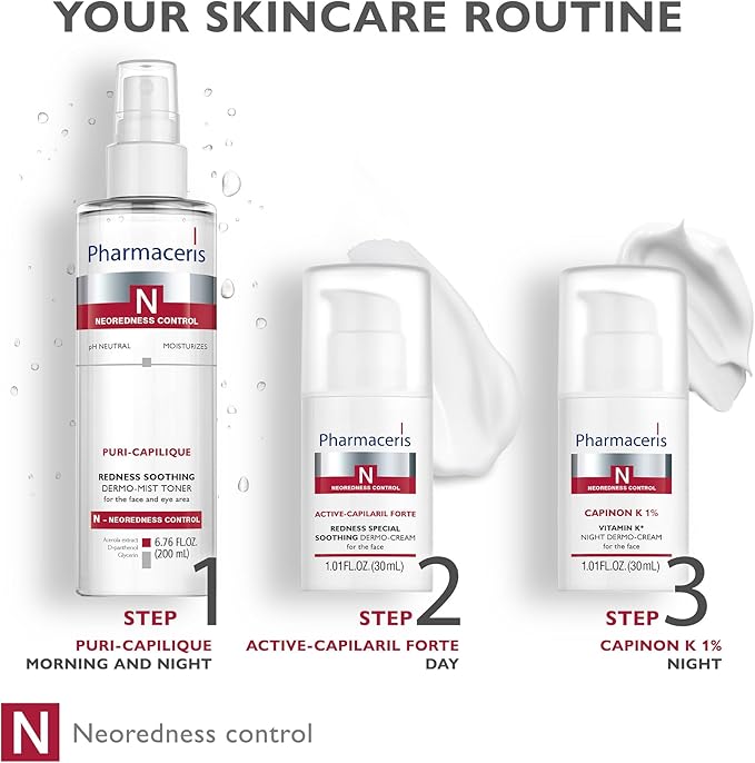 Redness Soothing Mist Toner, Facial Toner, Face Mist, Helps Soothe Redness, Hydrate, Even Skin Tone, for Sensitive & Red Skin, Alcohol-Free, pH Balanced Face Toner, Puri-CAPILIQUE-FemmiqueWomen