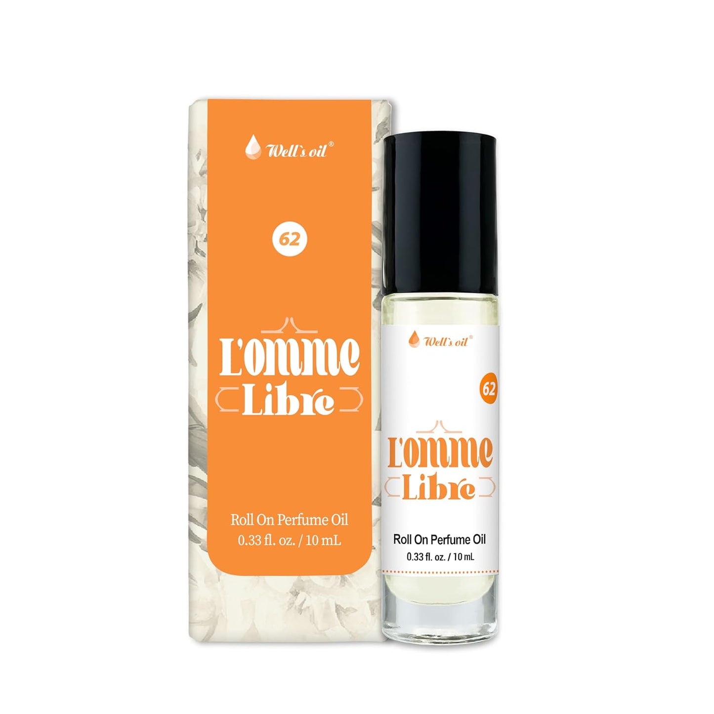 Well's Oil Roll-On Perfume Oil (L'omme Libre) | Watery Notes | Long-Lasting | Paraben-Free | 0.33 Fl Oz / 10 ml-FemmiqueWomen