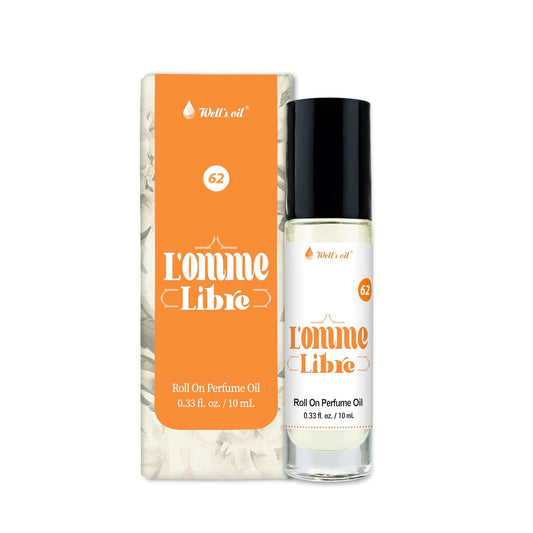 Well's Oil Roll-On Perfume Oil (L'omme Libre) | Watery Notes | Long-Lasting | Paraben-Free | 0.33 Fl Oz / 10 ml-FemmiqueWomen