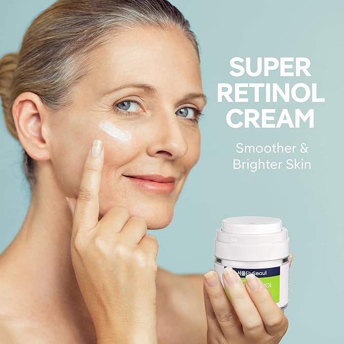 Retinol Cream for Face Korean Skincare: Anti-Aging Collagen Peptides & Hyaluronic Acid Face Cream for Women, 1.7 oz.-FemmiqueWomen