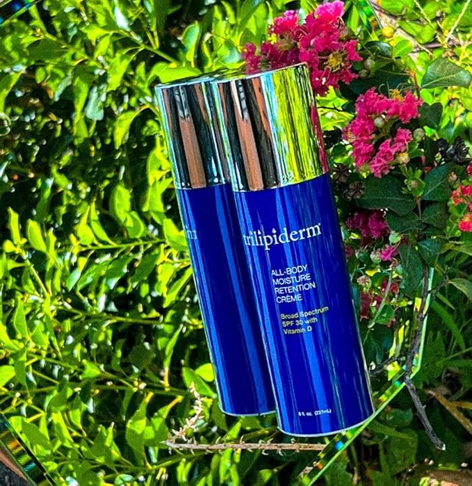 Trilipiderm All-Body Moisture Retention Crème with SPF 30, Vitamin D - 8oz Airless Pump Sunscreen-FemmiqueWomen