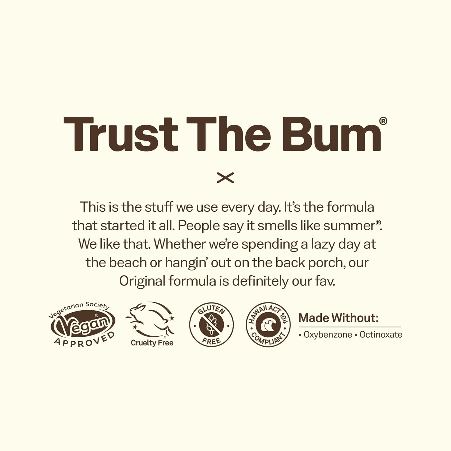 Sun Bum Original SPF 40 Face and Body Sunscreen Stick - Water resistant Broad Spectrum Facial Sunscreen - Hawaii 104 Act Compliant (Made Without Octinoxate & Oxybenzone) - Travel Size - 0.7 oz-FemmiqueWomen