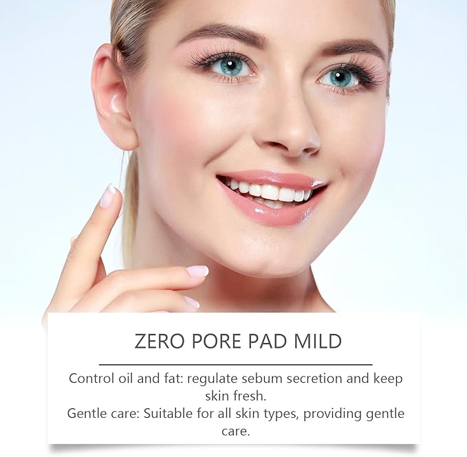 Zero Pore Facial Toner Pads 2.0, Dual-Textured, 4.5% AHA Lactic Acid, 0.45% BHA Salicylic Acid, 70 Count-FemmiqueWomen