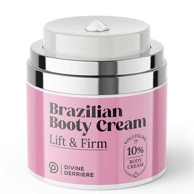 Divine Derriere Brazilian Body Butter Cream, Lift and Firm Body Cream with Volufiline Helps Reduce the Appearance of Cellulite for a Lifted and Firm-looking Derriere, Bum Bum Cream, 50ml-FemmiqueWomen