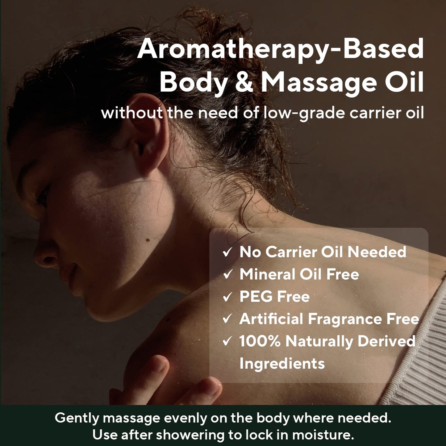 AROMATICA Circulating Body Oil Juniper Berry & Ginger -3.38 fl. oz. - Aromatherapy Massage Oil - Vegan Essential and Non Toxic Oil - After Shower Body Oil for Women-FemmiqueWomen