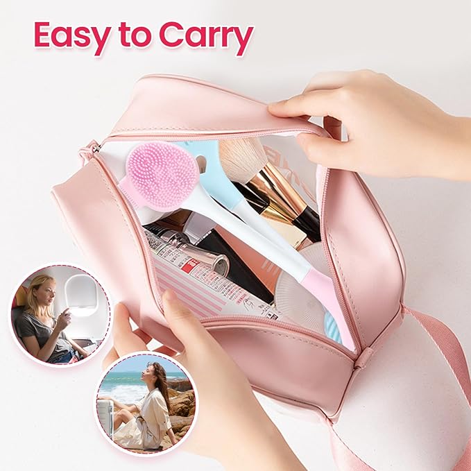 2 Packs Silicone Face Scrubber Exfoliator, Face Mask Brush Applicator, Facial Cleansing Brush, Pore Cleaning Brush, Pore Scrubber for Face-FemmiqueWomen