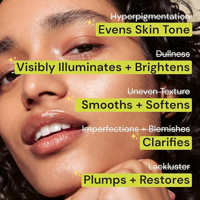 Gleamin Superactive Vitamin C Serum for Face with 15% Vitamin C, Niacinamide, Bakuchiol & Hyaluronic Acid – Skin Brightening Facial Serum for Women & Men – Dark Spot Remover & Radiant Glow – 1 fl oz-FemmiqueWomen