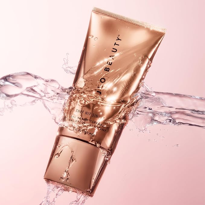 JLO Beauty That Hit Single Face Wash Cream, Antioxidant Rich Gel Cleanser & Makeup Remover Skin Care Formula Gentle Pore Cleansing Daily Facial Cleanser to Support Smooth, Radiant Skin, 5 Oz-FemmiqueWomen