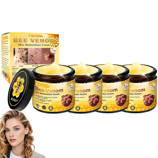 LipMaps Bee Venom skin Restoration Cream,Bee Venom Skin Treatment Cream,Deeply Moisturizing and Firming for All skin Types (4PCS)-FemmiqueWomen