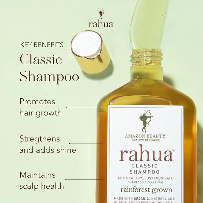 Rahua Classic Hair Shampoo, 9.3 Fl Oz, Naturally Infused, Plant Powered Ingredients, Sulfate Free, Woodsy & Earthy, with Palo Santo Oil for Scalp Care & Silky Hair, Vegan-FemmiqueWomen