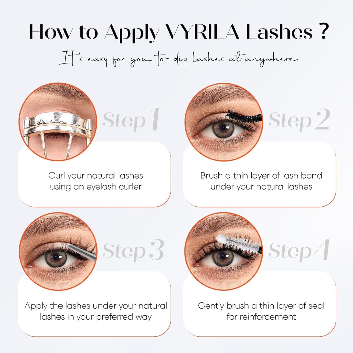Lash Clusters-VYRILA 0.07mm Wispy Eyelashes C Curl Eyelash Clusters 8-14mix Individual Lashes Extension DIY at Home (30P+S05 192pcs-8-14mix)-FemmiqueWomen