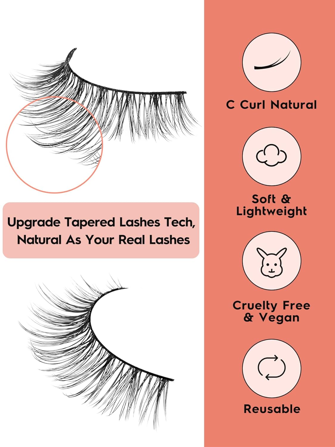 Lashes Wispy False Eyelashes Natural Look 10mm Short Lashes with Thin Band Siligli Fake Eyelashes 3D Volume Lashes Natural Short Eyelashes 7 Pair-FemmiqueWomen