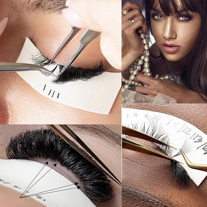 Foam Eye Pads Lash Extensions - Akissos 110 PCS Pre Cut Medical Foam Tape Under Eye Pads Eyelash Extension Supplies Beauty Tools Lint Free Hypoallergenic No Latex Waterproof - 2 Rolls-FemmiqueWomen