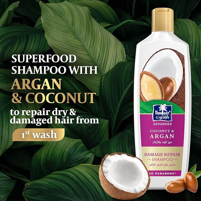 Parachute Advansed Argan Hair oil & Argan Shampoo-FemmiqueWomen