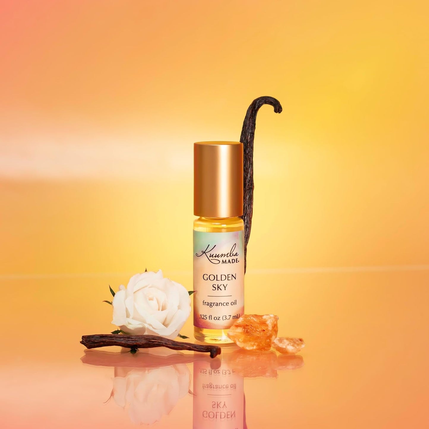 Kuumba Made Golden Sky Fragrance Oil Roll-On 0.125 fl oz (3.7ml) | Rollerball Perfume | Alcohol Free-FemmiqueWomen