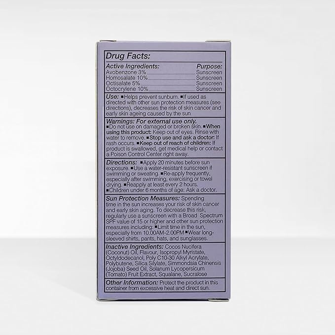 SPF50 Glow & Go Lip Oil: Lip Oil with SPF, Moisturizes and Protects Lips, 4.5ml in Coconut-FemmiqueWomen