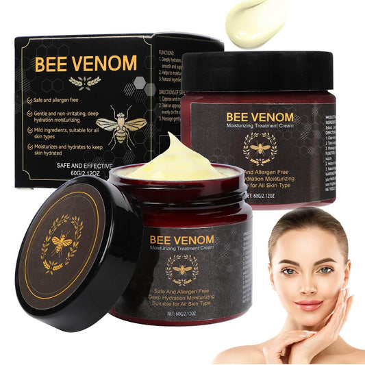 Bee Venom Cream,Bee Venom Comprehensive Cream, Bee Venom Skin Cream,Visibly reduces skin blemishes, Natural Professional Bee Venom Repair Cream, Gently Nourish the Skin, for All Skin Types (2pcs)-FemmiqueWomen