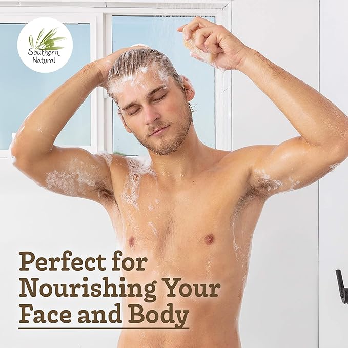 Southern Natural Goat Milk Soap Bar (Variety 3 Pack) Dead Sea Mud & Charcoal, Patchouli, Eucalyptus Grove - For Dry Sensitive Skin. Great For Face and Body.(Each Bar 4-4.5 oz)-FemmiqueWomen