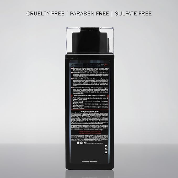 TRUSS Ultra Hydration PLUS Shampoo - For Color and Chemical Treated Hair - Restores Elasticity, Revitalizes, Adds Body & Shine to All Hair Types & Textures-FemmiqueWomen