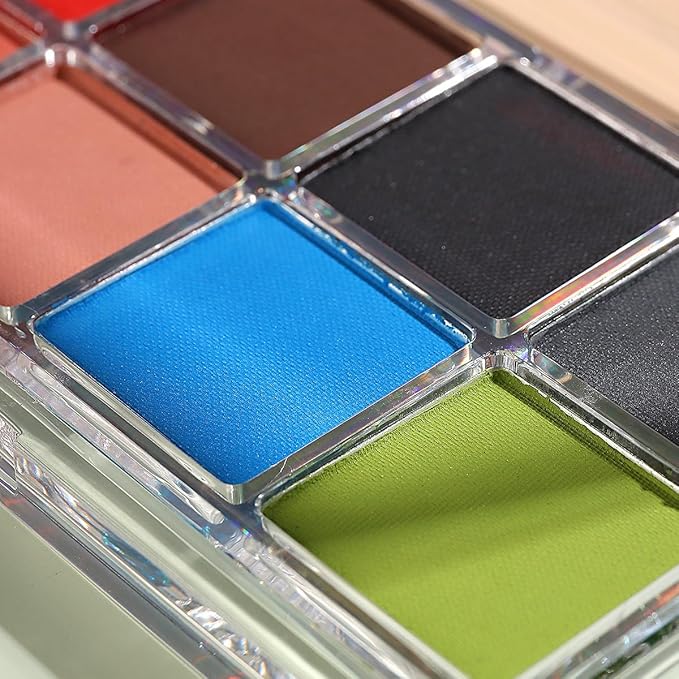 10 Colors Solid Neon Phosphor Nail Powder Set Fluorescent Gradient Iridescent Pigment Powder Glitter Dust Kit for Gel Polish Nail Art Decorations-FemmiqueWomen