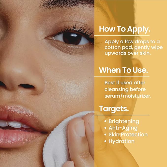 C-Brilliance Vitamin C Toner for Face Daily Witch Hazel Facial Astringent with Kakadu Plum and Bilberry Fruit 8 oz Vegan, Fragrance Free-FemmiqueWomen