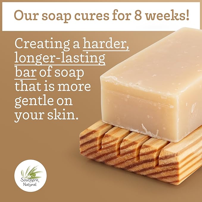 Southern Natural Goat Milk Soap Bar (Variety 3 Pack) Dead Sea Mud & Charcoal, Patchouli, Eucalyptus Grove - For Dry Sensitive Skin. Great For Face and Body.(Each Bar 4-4.5 oz)-FemmiqueWomen