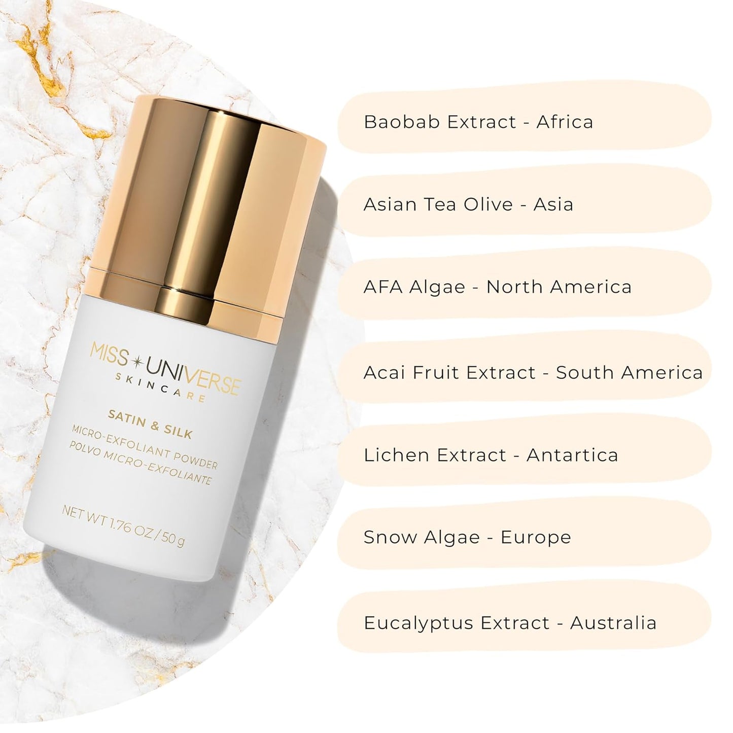 Satin and Silk Exfoliating Cleanser 1.76 oz, Hydrating Facial Cleanser for Women and MenFacial Skin Care Product with Bamboo Beads, Exfoliating Face Wash for Women and Men-FemmiqueWomen