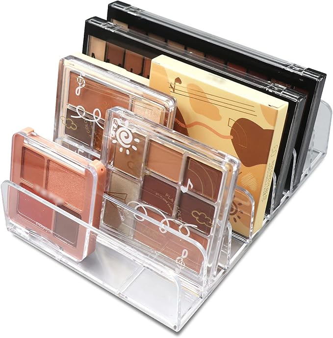 Makeup Organizer, Compact Makeup Palette Organize, for Bathroom Countertops, Vanities, Cabinets, Sleek Modern Cosmetics Storage Solution for - Eyeshadow Palettes, Contour Kits, Blush-FemmiqueWomen