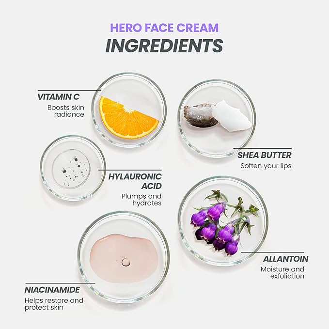 Wonderskin Purevoc Hero Face Cream, Anti Wrinkle Moisturizing Face Cream, Hydrating Face Moisturizer for Women & Men, Anti Aging Face Moisturizer, Daily Facial Moisturizer for Dry Skin-FemmiqueWomen