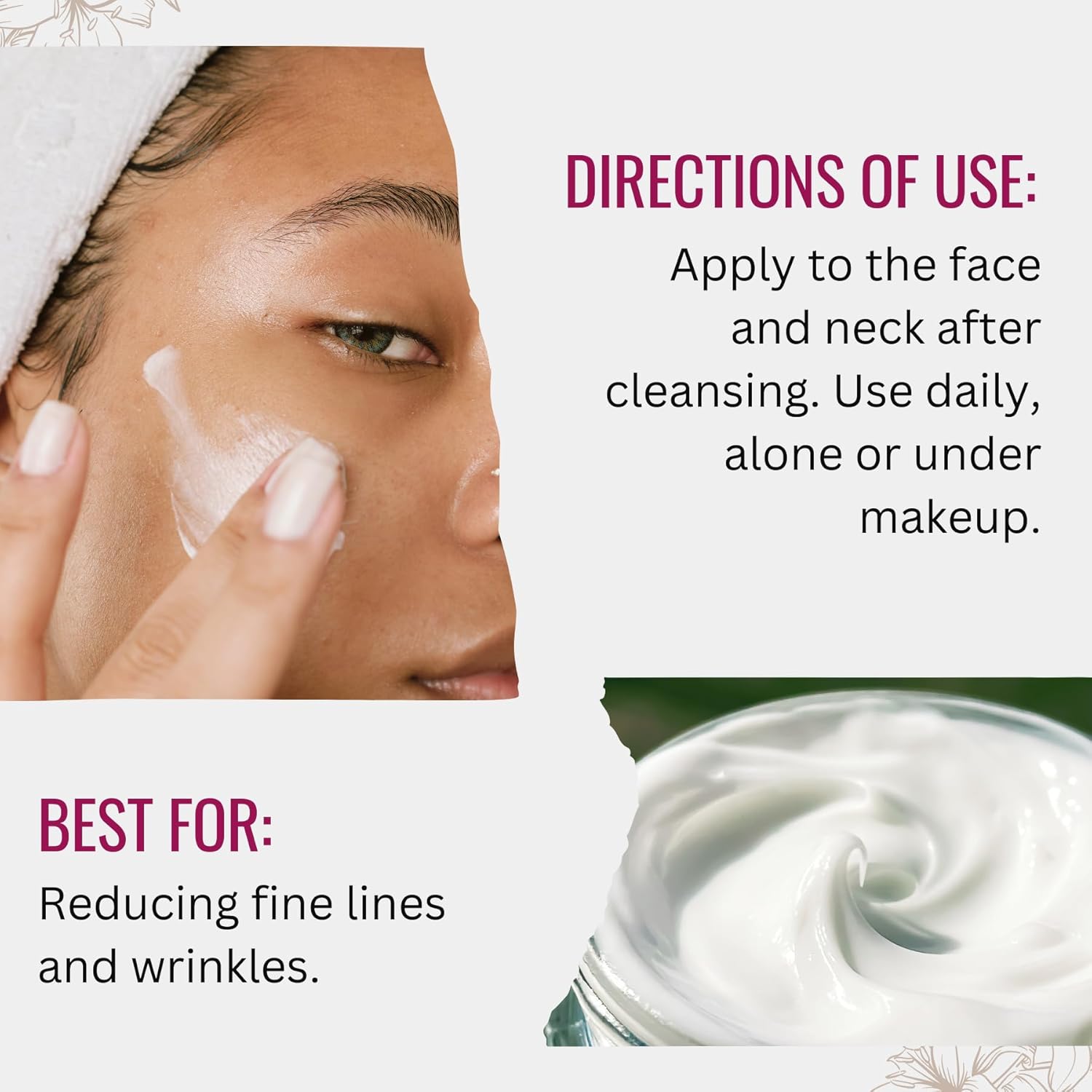 Natural Bee Venom Face Lift Treatment Cream with Active Manuka Honey, Shea, Cocoa Butter, and Jojoba – Nature’s Most Powerful Solution!-FemmiqueWomen