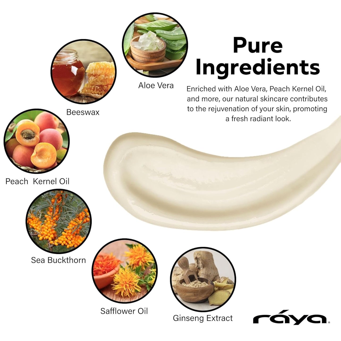 Raya SPA Bio-Effective Night Cream | Deep Recovery Anti-Aging Facial Moisturizer | Firming & Wrinkle Repair | Overnight Face Care for Tone Reviving & Beauty Sleep | Non-Oily Renewing Cream-FemmiqueWomen