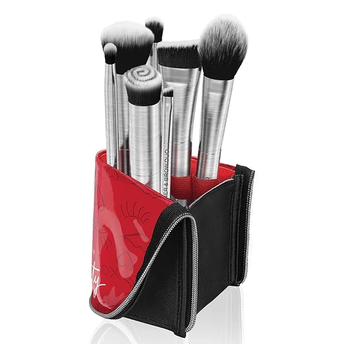 Mirabella Make It Pretty Professional Travel Brush Set and Travel Case-FemmiqueWomen