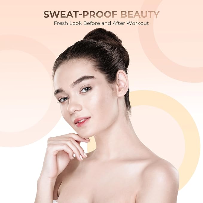 1 Ounce Light Foundation Powder Refill By Sweet Face Minerals, Lightweight Mineral Loose Makeup Powder with SPF 20, Full Coverage Flawless Finish, Talc-free, Cruelty-Free, Refillable Pouch-FemmiqueWomen