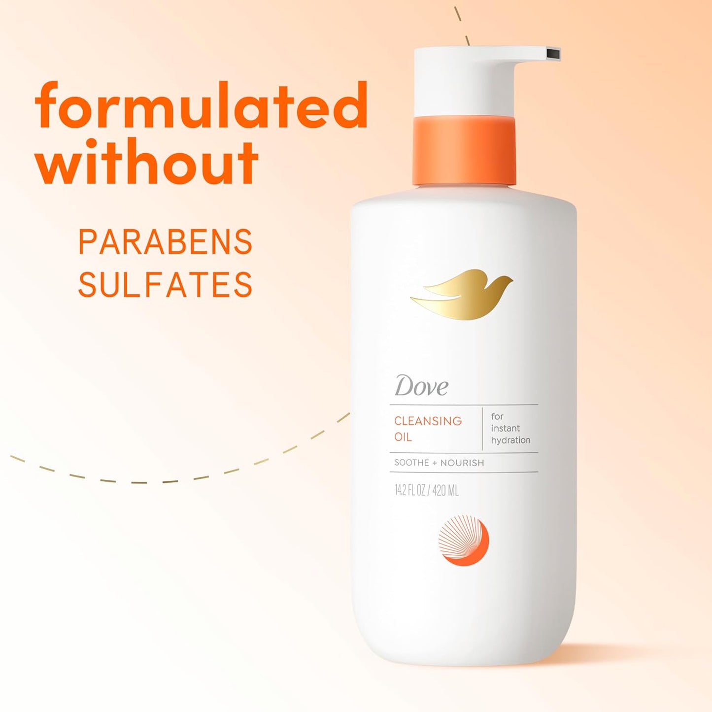 Dove Shower Body Oil Wash – Ultra-Moisturizing Cleansing Oil for Dry & Itchy Skin 14.2 oz-FemmiqueWomen