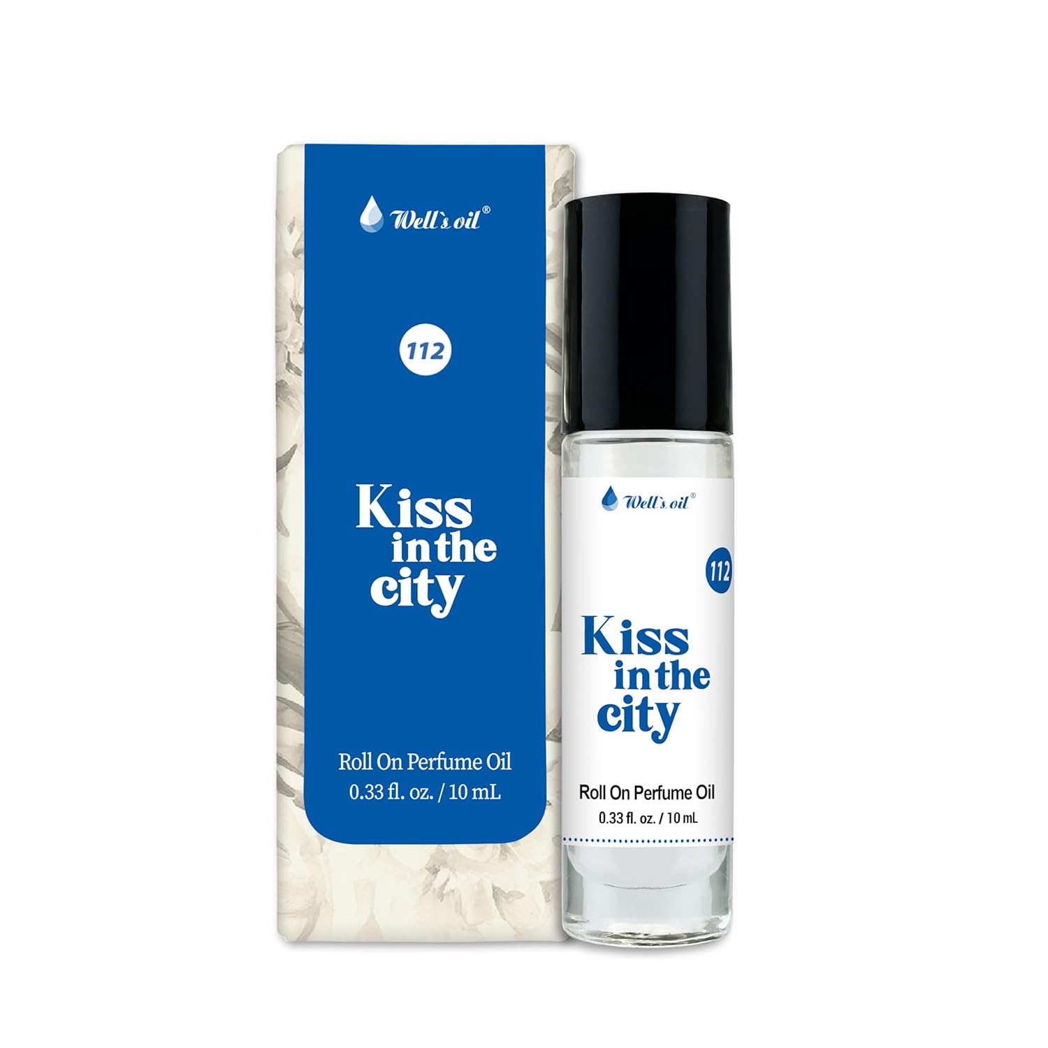 Well's Oil Well's Perfume Oil Roll-On (Kiss in the City) | 10 ml / 0.33 fl Oz I Clean, Rich, Pure Scent, Alcohol-Free, Oil Based, Long Lasting, Concentrated Roll-on Perfumes for Women and Men-FemmiqueWomen