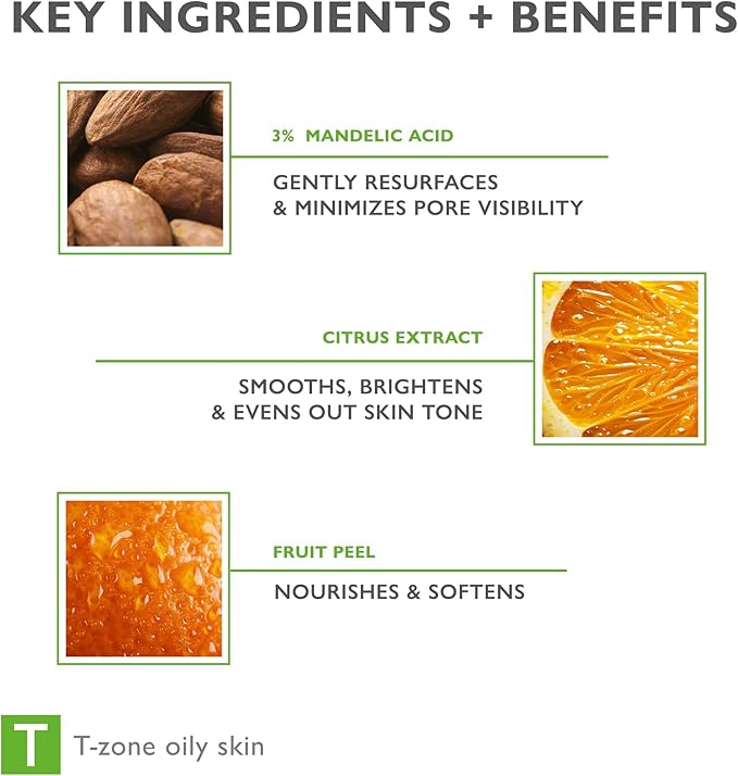 Face & Body Breakout Solution - 3% Mandelic Acid Helps Clarify Blemish & Acne Prone Skin, Face, Back & Chest Pimples Exfoliating & Clearing Treatment, SEBO-ALMOND-CLARIS, 6.42 fl oz-FemmiqueWomen