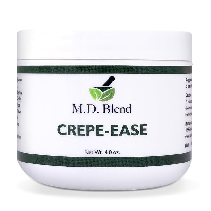 Crepe-Ease - Fragrance Free, Deeply Hydrating Moisturizer Body Butter for Smooth, Firm, Youthful Skin - Powerful Repair Complex with Hyaluronic Acid and Ceramides for Crepey Skin - 4 oz-FemmiqueWomen