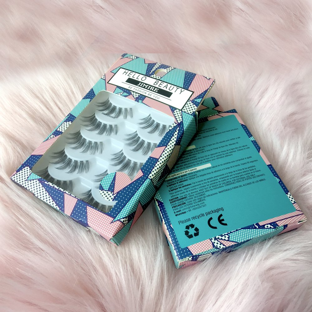 JIMIRE HELLO BEAUTY Multipack High Drama 615 Eyelashes Manga Anime Lashes 5 Pairs Pack-FemmiqueWomen