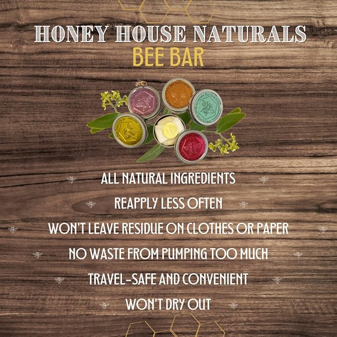 Bee Bar Honey House Naturals Duo – Lavender – Small .6 ounce & Large 2 ounce-FemmiqueWomen