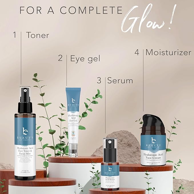 Hyaluronic Acid Toner for Face - USA Made with Natural & Organic Ingredients, Hydrating Toner with Niacinamide, Softens and Smoothes Dry & Sensitive Skin, Fragrance-Free Skin Care Spray-FemmiqueWomen