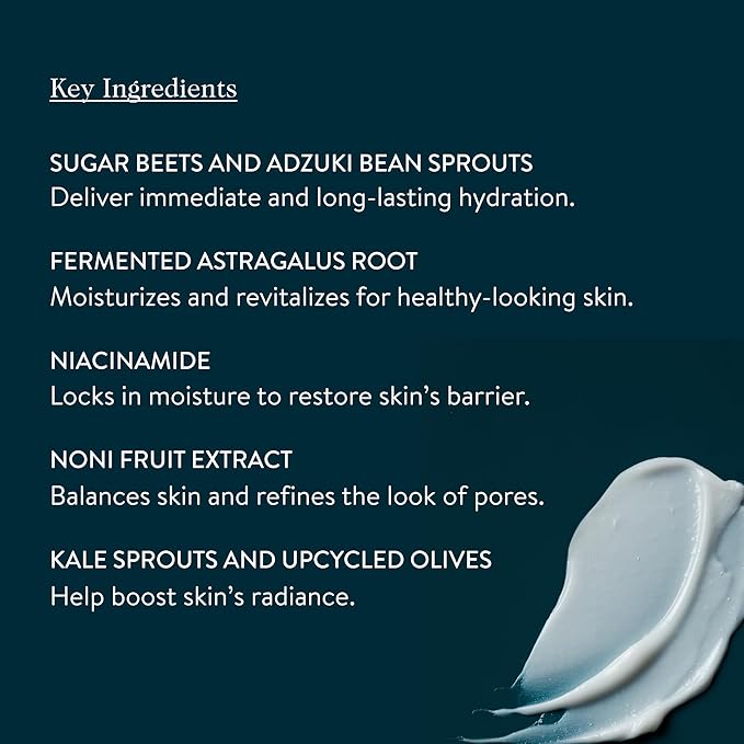 goop Beauty 72-Hour Hydrating Water Cream | Matte Moisturizer for All Skin Types | Niacinamide & Fermented Astragalus Root | Hydrating Face Lotion to Plump, Firm & Reduce the Look of Pores | 1.7 fl oz-FemmiqueWomen