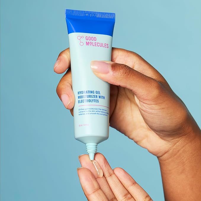 Good Molecules Hydrating Gel Moisturizer - Oil Free Face Moisturizer for Oily Skin With Ultra Hydrating Electrolytes to Rejuvenate, Skin Care for Face-FemmiqueWomen