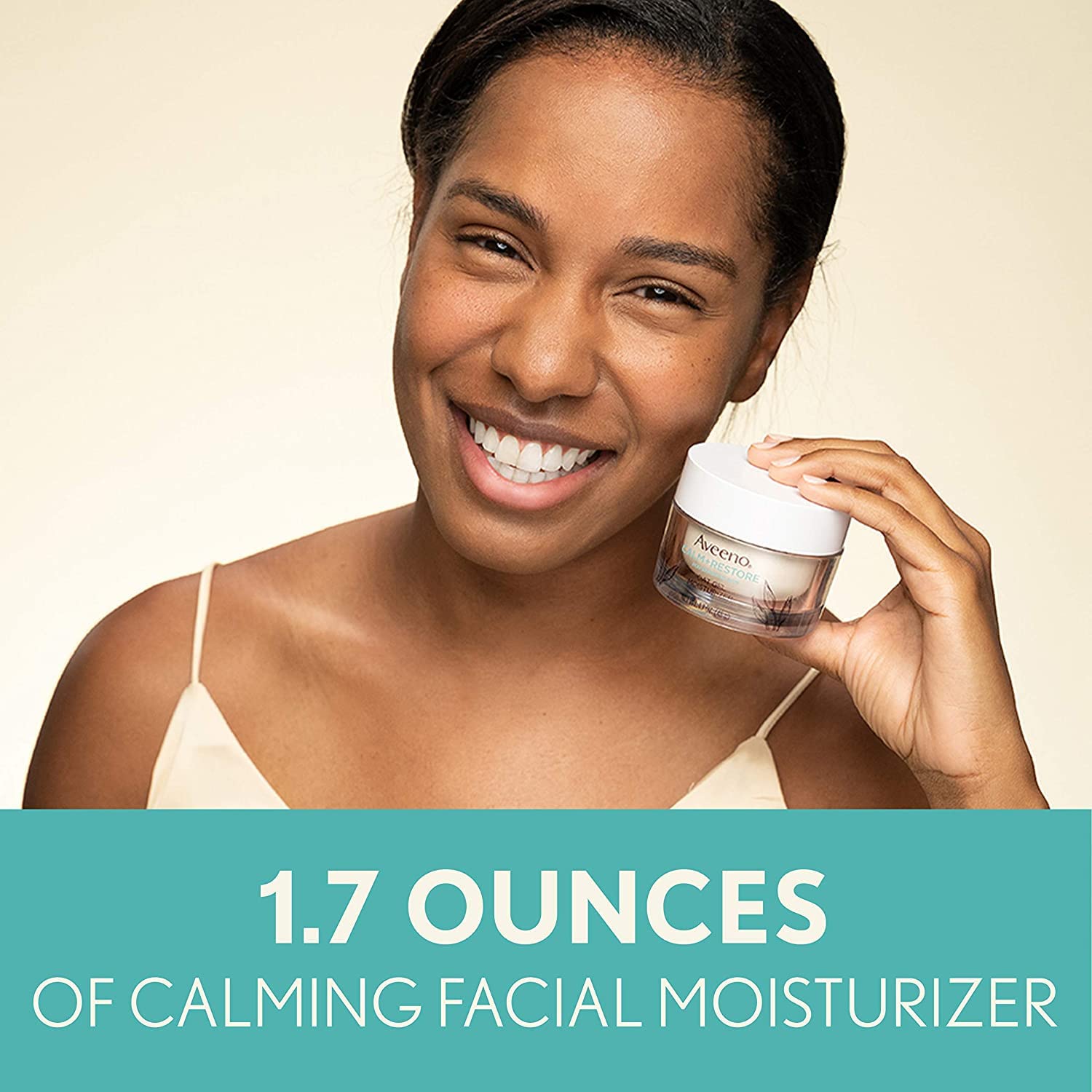 Aveeno Calm + Restore Triple Oat Hydrating Face Serum for Sensitive Skin Gentle and Lightweight Facial Serum to Smooth and Fortify Skin Hypoallergenic, Fragrance & Paraben-Free,1.7 fl. Oz (Pack of 2)-FemmiqueWomen