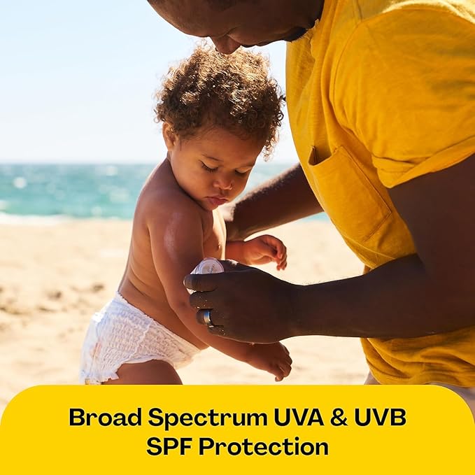 Hello Bello Mineral SPF 50 Face & Body Sunscreen Stick, Water Resistant and Reef Friendly Roll On Sun Protection, 1oz-FemmiqueWomen