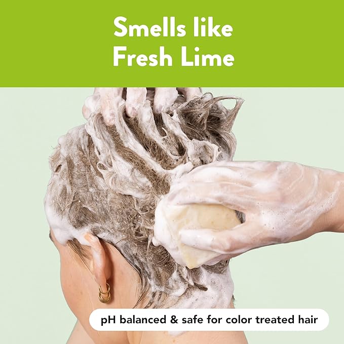 Ethique Heali Kiwi - Calming Solid Shampoo Bar for Dry, Itchy, Flaky, and Oily Scalps and Hair - Vegan, Eco-Friendly, Plastic-Free, Cruelty-Free, 3.88 oz (Pack of 1)-FemmiqueWomen