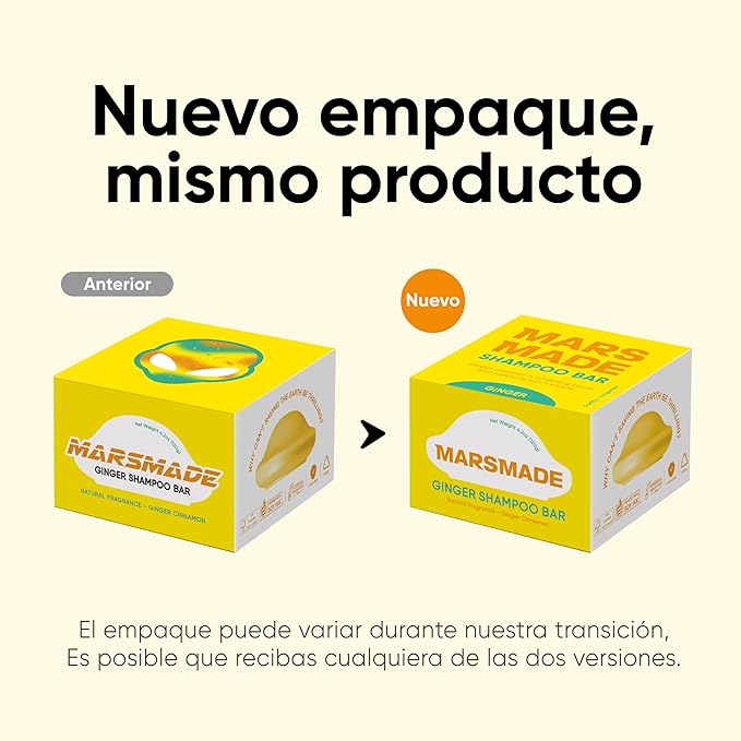 Ginger Shampoo Bar 2.0 - Hydrating & Moisturizing Natural Hair Soap Bar Shampoo for Hair Vitality & Scalp Nourishment - Bathing Soap Solid Shampoo for All Hair Types (120g, 4.23oz)-FemmiqueWomen