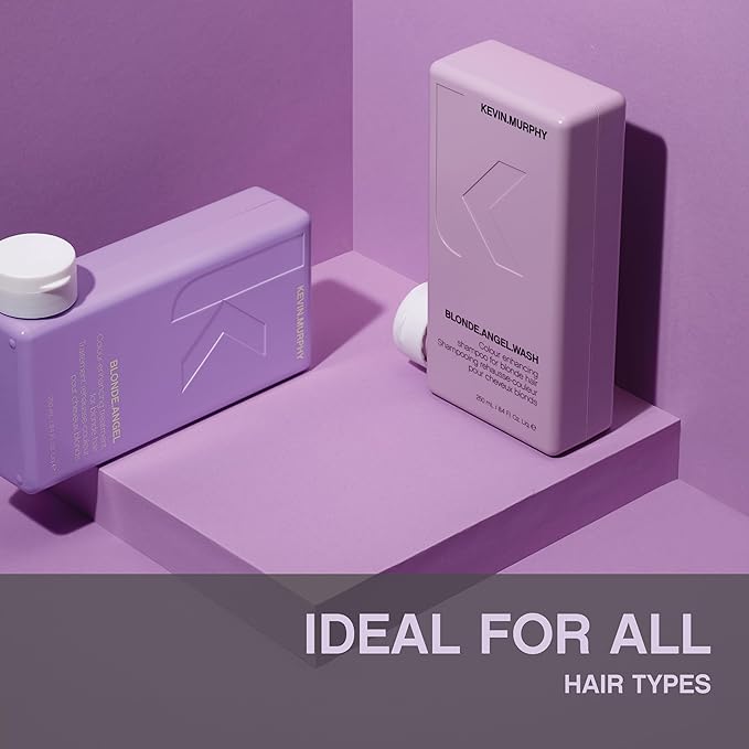 KEVIN.MURPHY BLONDE.ANGEL.WASH - Blonde Shampoo - Purple Shampoo for Blonde & Grey Hair - Colour Enhancement Hair Care - Colour Safe - Paraben & Sulphate Free - 1000 mL / 33.8 fl oz-FemmiqueWomen