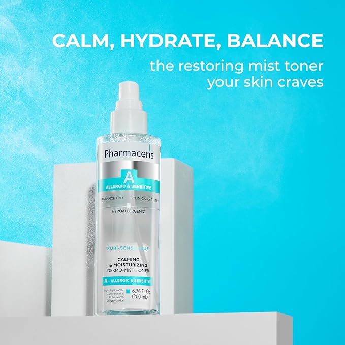 Calming Mist Toner, Soothing & Hydrating Face Mist for Sensitive & Allergy-Prone Complexion; Restores pH, Refreshes & Supports Skin’s Barrier & Microbiome Puri-SENSILIQUE, 6.76 fl oz-FemmiqueWomen